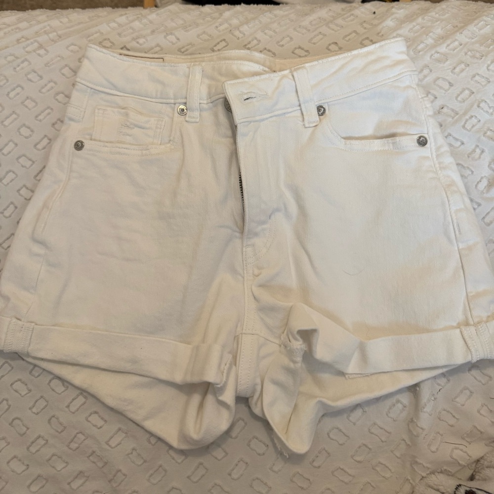 American Eagle Outfitters White Jean Shorts